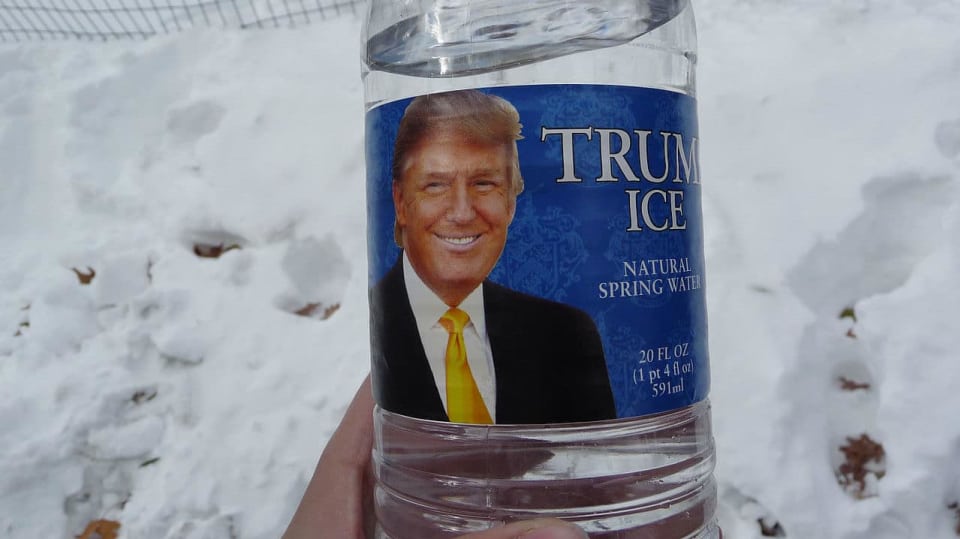 Donald Trump chlazený
